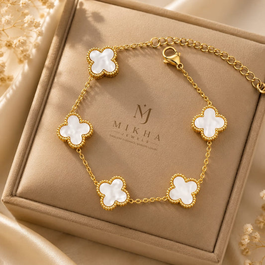 Necklace with earrings and bracelet for women and girls (3pcs set)